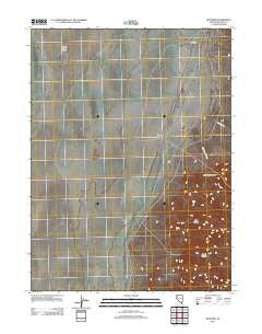 Reynard Nevada Historical topographic map, 1:24000 scale, 7.5 X 7.5 Minute, Year 2011