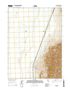 Reynard Nevada Current topographic map, 1:24000 scale, 7.5 X 7.5 Minute, Year 2015