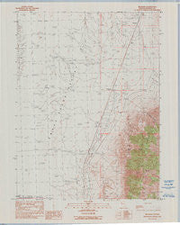 Reynard Nevada Historical topographic map, 1:24000 scale, 7.5 X 7.5 Minute, Year 1990
