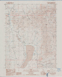 Rhyolite Ridge NW Nevada Historical topographic map, 1:24000 scale, 7.5 X 7.5 Minute, Year 1987