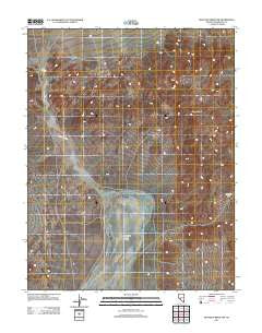 Rhyolite Ridge NW Nevada Historical topographic map, 1:24000 scale, 7.5 X 7.5 Minute, Year 2011