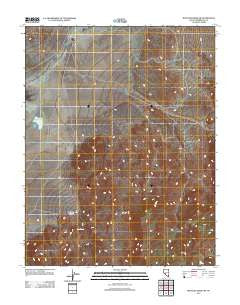 Rhyolite Ridge SW Nevada Historical topographic map, 1:24000 scale, 7.5 X 7.5 Minute, Year 2011