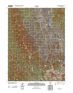 Riepetown Nevada Historical topographic map, 1:24000 scale, 7.5 X 7.5 Minute, Year 2012