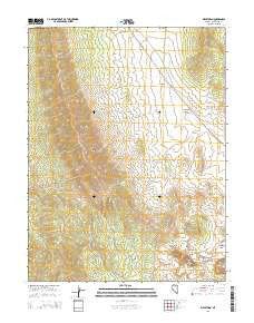 Riepetown Nevada Current topographic map, 1:24000 scale, 7.5 X 7.5 Minute, Year 2014