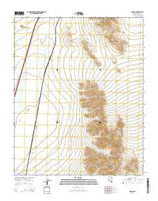 Roach Nevada Current topographic map, 1:24000 scale, 7.5 X 7.5 Minute, Year 2014