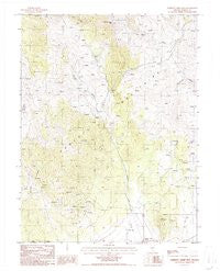 Roberts Creek Mtn. Nevada Historical topographic map, 1:24000 scale, 7.5 X 7.5 Minute, Year 1986
