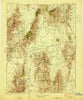Roberts Mountains Nevada Historical topographic map, 1:250000 scale, 1 X 1 Degree, Year 1929