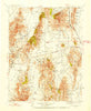 Roberts Mountains Nevada Historical topographic map, 1:250000 scale, 1 X 1 Degree, Year 1926