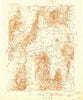 Roberts Mountains Nevada Historical topographic map, 1:250000 scale, 1 X 1 Degree, Year 1929