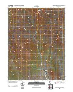 Roberts Creek Mountain Nevada Historical topographic map, 1:24000 scale, 7.5 X 7.5 Minute, Year 2012
