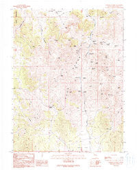 Robinson Summit Nevada Historical topographic map, 1:24000 scale, 7.5 X 7.5 Minute, Year 1990