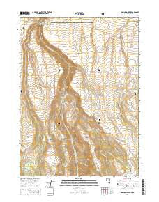 Robinson Creek Nevada Current topographic map, 1:24000 scale, 7.5 X 7.5 Minute, Year 2014