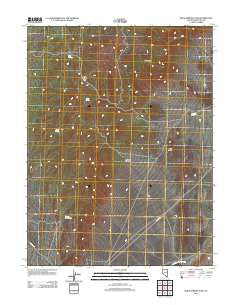 Rock Springs Pass Nevada Historical topographic map, 1:24000 scale, 7.5 X 7.5 Minute, Year 2012