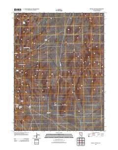 Rocky Canyon Nevada Historical topographic map, 1:24000 scale, 7.5 X 7.5 Minute, Year 2011