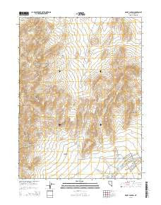 Rocky Canyon Nevada Current topographic map, 1:24000 scale, 7.5 X 7.5 Minute, Year 2015