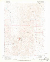 Rodeo Creek NE Nevada Historical topographic map, 1:24000 scale, 7.5 X 7.5 Minute, Year 1968