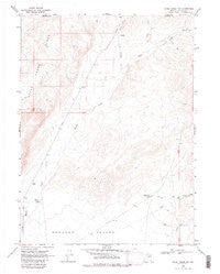 Rodeo Creek NW Nevada Historical topographic map, 1:24000 scale, 7.5 X 7.5 Minute, Year 1968