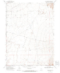 Rodeo Creek SW Nevada Historical topographic map, 1:24000 scale, 7.5 X 7.5 Minute, Year 1968