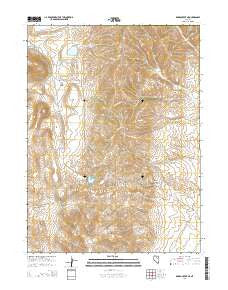 Rodeo Creek NE Nevada Current topographic map, 1:24000 scale, 7.5 X 7.5 Minute, Year 2014