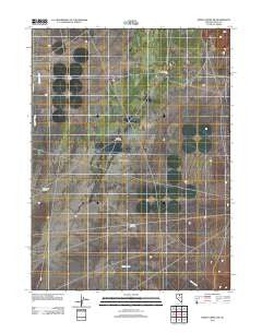 Rodeo Creek SW Nevada Historical topographic map, 1:24000 scale, 7.5 X 7.5 Minute, Year 2012