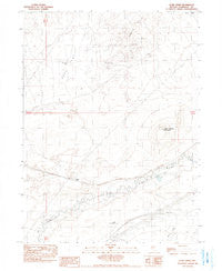 Rose Creek Nevada Historical topographic map, 1:24000 scale, 7.5 X 7.5 Minute, Year 1982