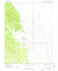Rosencrans Knolls Nevada Historical topographic map, 1:24000 scale, 7.5 X 7.5 Minute, Year 1972