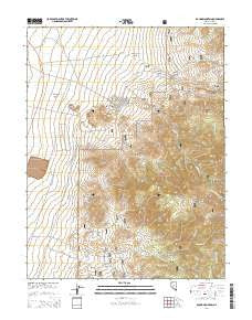 Round Mountain Nevada Current topographic map, 1:24000 scale, 7.5 X 7.5 Minute, Year 2014