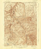 Rowland Nevada Historical topographic map, 1:62500 scale, 15 X 15 Minute, Year 1940