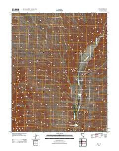 Rox Nevada Historical topographic map, 1:24000 scale, 7.5 X 7.5 Minute, Year 2012