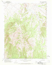 Ruby Lake NE Nevada Historical topographic map, 1:24000 scale, 7.5 X 7.5 Minute, Year 1968