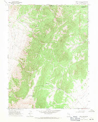 Ruby Lake SE Nevada Historical topographic map, 1:24000 scale, 7.5 X 7.5 Minute, Year 1968
