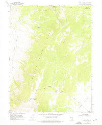 Ruby Lake SE Nevada Historical topographic map, 1:24000 scale, 7.5 X 7.5 Minute, Year 1968