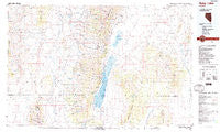 Ruby Lake Nevada Historical topographic map, 1:100000 scale, 30 X 60 Minute, Year 1988