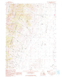 Ruby Valley School Nevada Historical topographic map, 1:24000 scale, 7.5 X 7.5 Minute, Year 1990