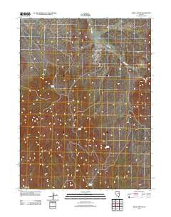 Ruby Lake NE Nevada Historical topographic map, 1:24000 scale, 7.5 X 7.5 Minute, Year 2012