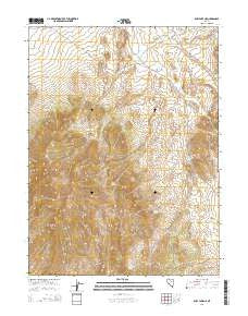 Ruby Lake NE Nevada Current topographic map, 1:24000 scale, 7.5 X 7.5 Minute, Year 2014