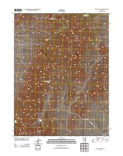 Ruby Lake SE Nevada Historical topographic map, 1:24000 scale, 7.5 X 7.5 Minute, Year 2012