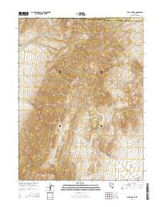 Ruby Lake SE Nevada Current topographic map, 1:24000 scale, 7.5 X 7.5 Minute, Year 2014