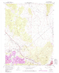 Ruth Nevada Historical topographic map, 1:24000 scale, 7.5 X 7.5 Minute, Year 1958