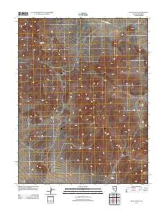 Ryan Canyon Nevada Historical topographic map, 1:24000 scale, 7.5 X 7.5 Minute, Year 2011