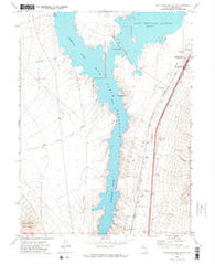 Rye Patch Reservoir South Nevada Historical topographic map, 1:24000 scale, 7.5 X 7.5 Minute, Year 1971