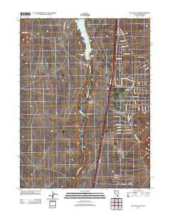 Rye Patch Dam Nevada Historical topographic map, 1:24000 scale, 7.5 X 7.5 Minute, Year 2011