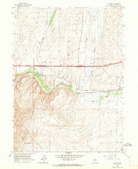 Ryndon Nevada Historical topographic map, 1:24000 scale, 7.5 X 7.5 Minute, Year 1962