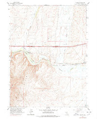 Ryndon Nevada Historical topographic map, 1:24000 scale, 7.5 X 7.5 Minute, Year 1962