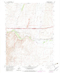 Ryndon Nevada Historical topographic map, 1:24000 scale, 7.5 X 7.5 Minute, Year 1962