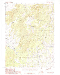 Sacramento Pass Nevada Historical topographic map, 1:24000 scale, 7.5 X 7.5 Minute, Year 1987