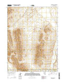 Sadler Basin Nevada Current topographic map, 1:24000 scale, 7.5 X 7.5 Minute, Year 2014