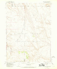 Sage Hen Hills Nevada Historical topographic map, 1:24000 scale, 7.5 X 7.5 Minute, Year 1966