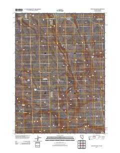 Sage Hen Hills Nevada Historical topographic map, 1:24000 scale, 7.5 X 7.5 Minute, Year 2011