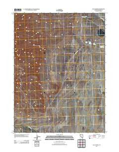 Salt Marsh Nevada Historical topographic map, 1:24000 scale, 7.5 X 7.5 Minute, Year 2011